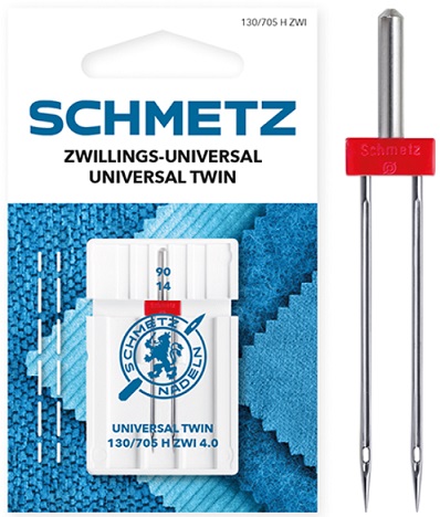 AGUJAS GEMELA SCHMETZ GEMELAS  4mm / 90